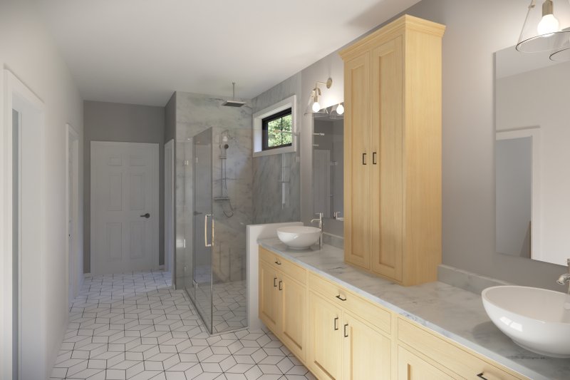 House Blueprint - Interior - Master Bathroom for Craftsman House Plan #1089-47 - 4 bed, 3.5 bath