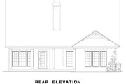 European Style House Plan - 4 Beds 3 Baths 1875 Sq/Ft Plan #17-122 Exterior 