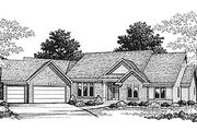 Traditional Style House Plan - 3 Beds 2.5 Baths 2040 Sq/Ft Plan #70-293 
