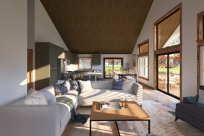 House Plan Design - Interior - Family Room for Traditional House Plan #1060-409 - 2 bed, 2 bath