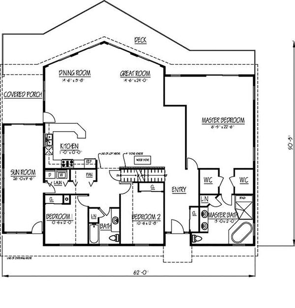 House Blueprint - Country Floor Plan - Main Floor Plan #1061-12