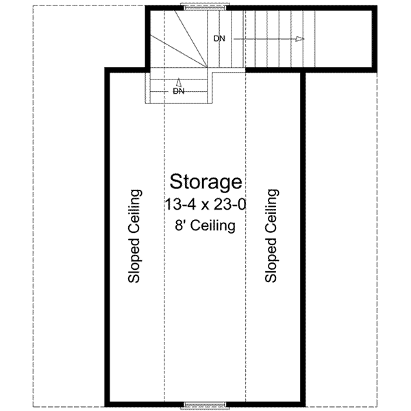 Home Plan - Traditional Floor Plan - Upper Floor Plan #21-170