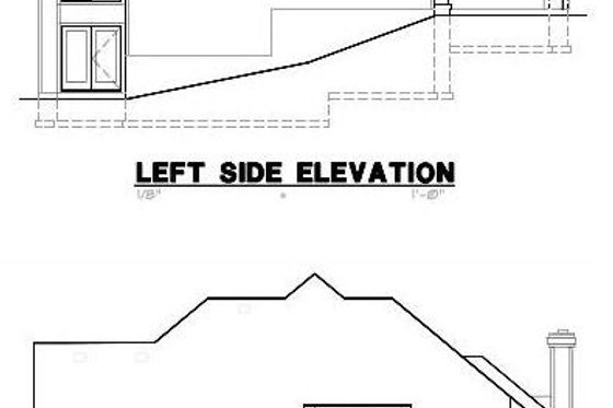 Exterior - Other Elevation for Traditional House Plan #67-366 - 4 bed, 4 bath