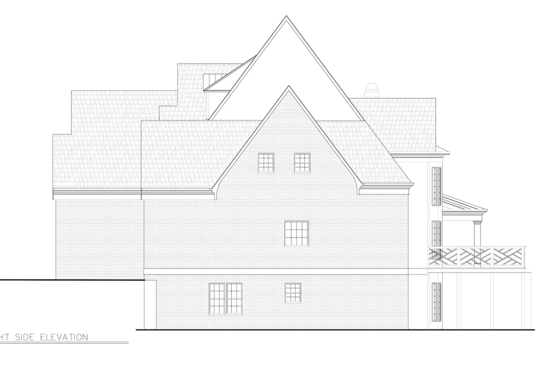 Home Plan - Exterior - Other Elevation 1 for Colonial House Plan #119-156 - 4 bed, 3.5 bath