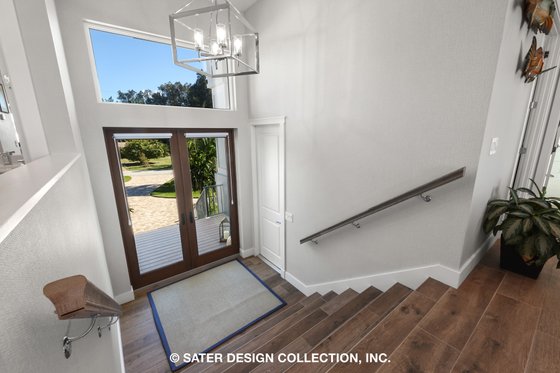 Interior - Entry for Beach House Plan #930-530 - 4 bed, 3 bath