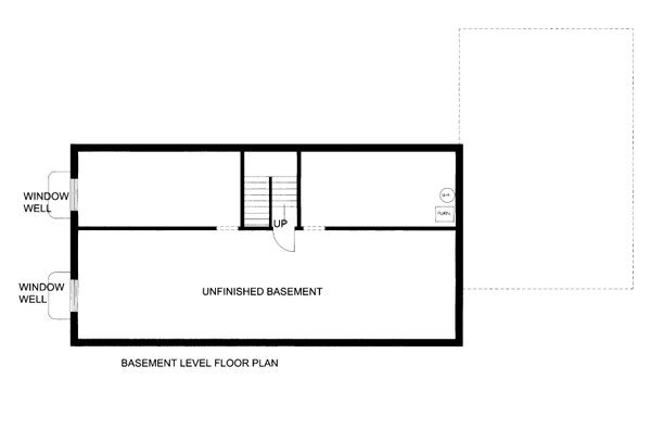 Bungalow Floor Plan - Lower Floor Plan #117-946