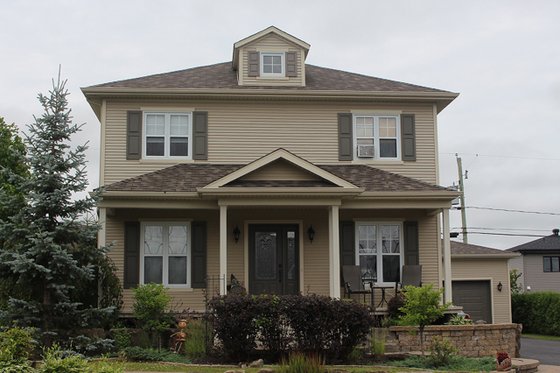 Exterior - Front Elevation 3 for Traditional House Plan #23-503 - 3 bed, 2 bath