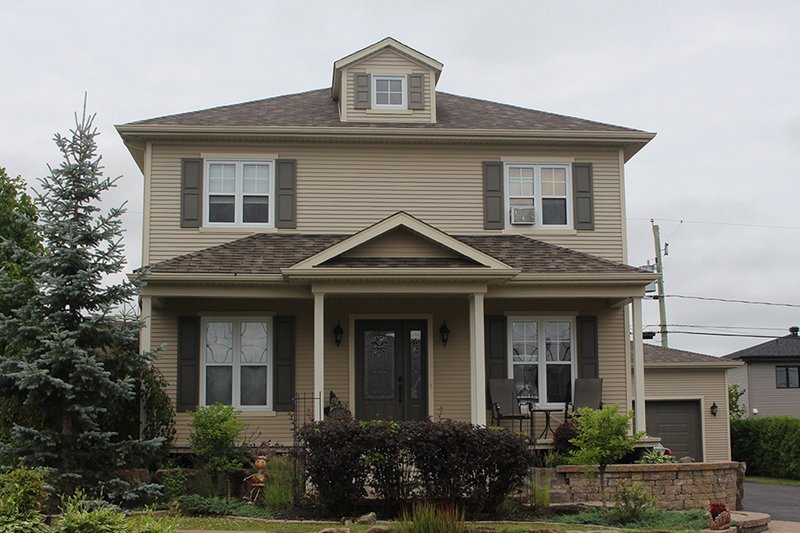 Architectural House Design - Exterior - Front Elevation 3 for Traditional House Plan #23-503 - 3 bed, 2 bath