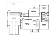 European Style House Plan - 4 Beds 3.5 Baths 3706 Sq/Ft Plan #81-1055 