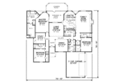 Traditional Style House Plan - 3 Beds 3 Baths 3512 Sq/Ft Plan #65-330 