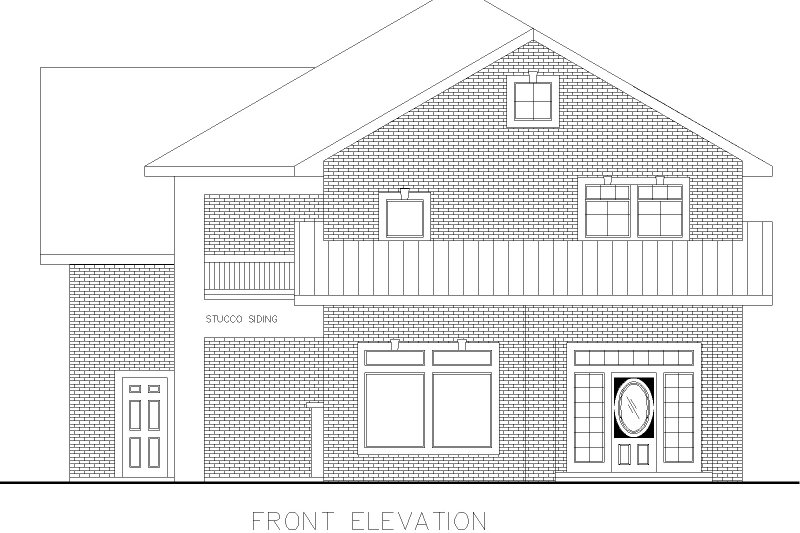 Dream House Plan - Exterior - Front Elevation 3 for Colonial House Plan #117-921 - 4 bed, 3.5 bath