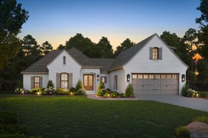 European Exterior - Front Elevation Plan #430-121
