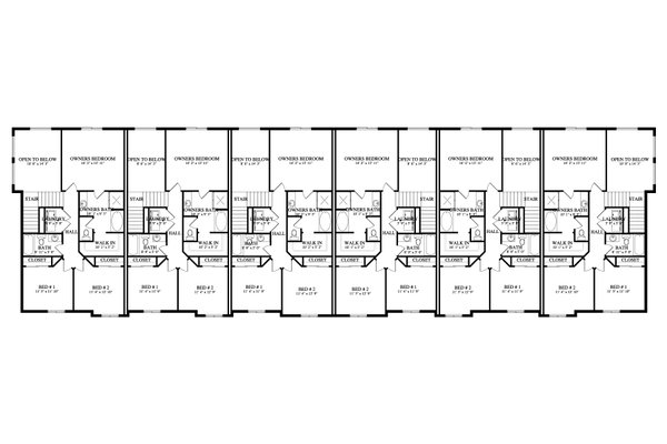 House Blueprint - Craftsman Floor Plan - Upper Floor Plan #1060-315