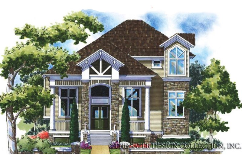 House Blueprint - Traditional Exterior - Front Elevation Plan #930-148