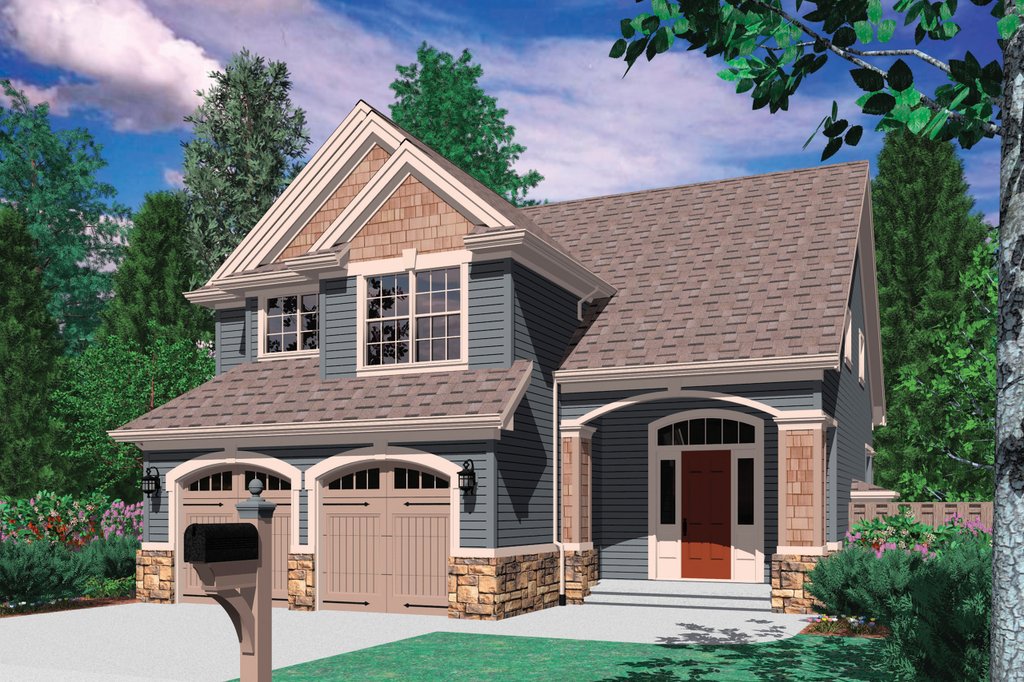Traditional Style House  Plan  3 Beds 2 5 Baths 1500  Sq  Ft  
