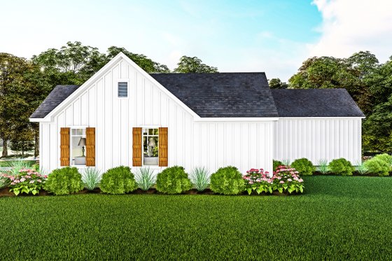 Exterior - Other Elevation for Farmhouse House Plan #406-9667 - 3 bed, 2 bath