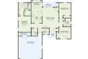 Traditional Style House Plan - 3 Beds 2 Baths 1366 Sq/Ft Plan #17-3452 
