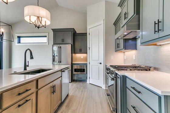 Interior - Kitchen 3 for Farmhouse House Plan #20-2462 - 3 bed, 2.5 bath