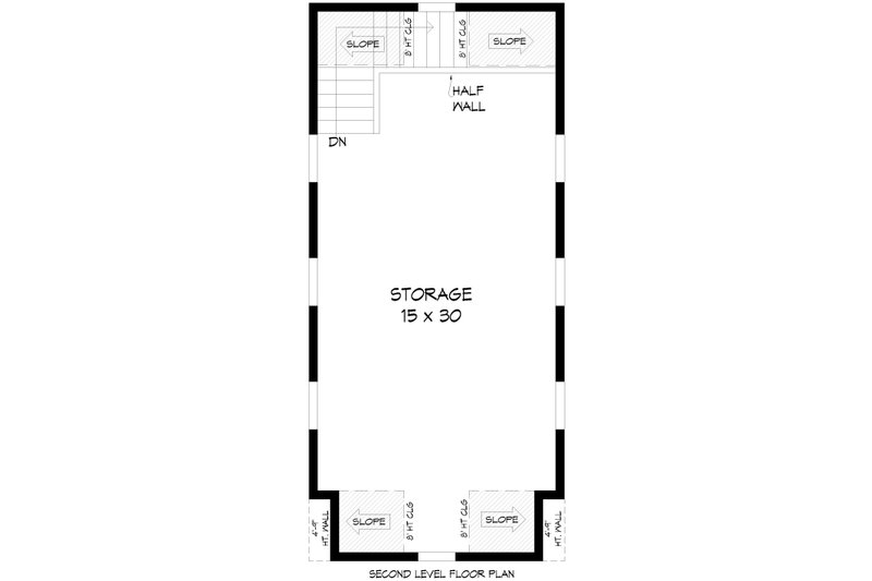 House Design - Floor Plan - Upper Floor for Country House Plan #932-979, 0 bath