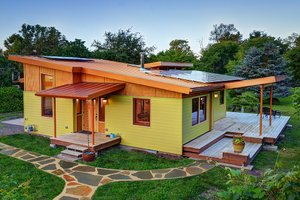 Exterior - Other Elevation for Modern House Plan #890-1 - 2 bed, 1 bath