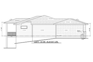 Exterior - Other Elevation for Contemporary House Plan #20-2524 - 3 bed, 2.5 bath