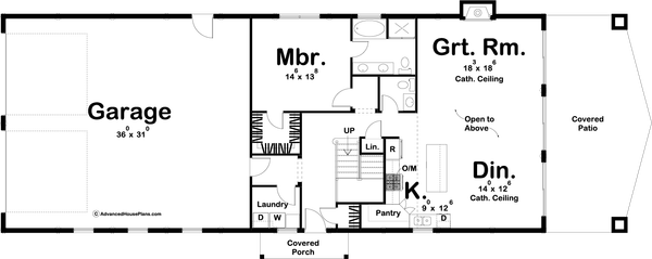 Home Plan - Barndominium Floor Plan - Main Floor Plan #455-260