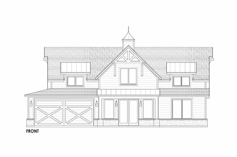Dream House Plan - Exterior - Front Elevation 7 for Barndominium House Plan #1096-100 - 4 bed, 3 bath