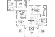 Craftsman Style House Plan - 3 Beds 2 Baths 1711 Sq/Ft Plan #63-359 