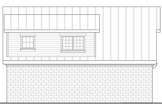 Exterior - Other Elevation for Craftsman House Plan #124-941 - 1 bed, 1 bath