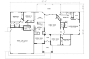 Adobe / Southwestern Style House Plan - 4 Beds 2.5 Baths 2800 Sq/Ft Plan #1-684 