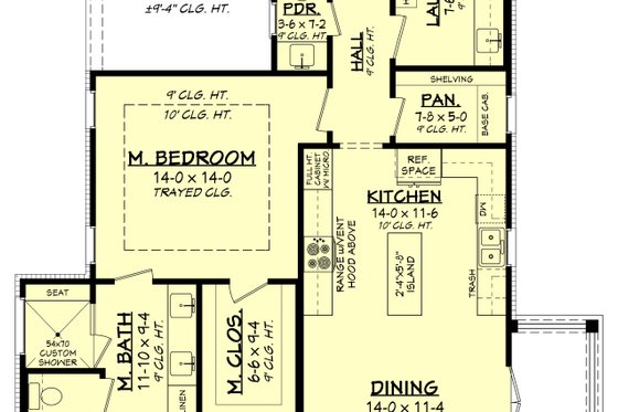 Exterior - Front Elevation 3 for Farmhouse House Plan #430-274 - 4 bed, 3.5 bath