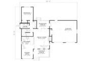 Southern Style House Plan - 2 Beds 2 Baths 1294 Sq/Ft Plan #17-565 