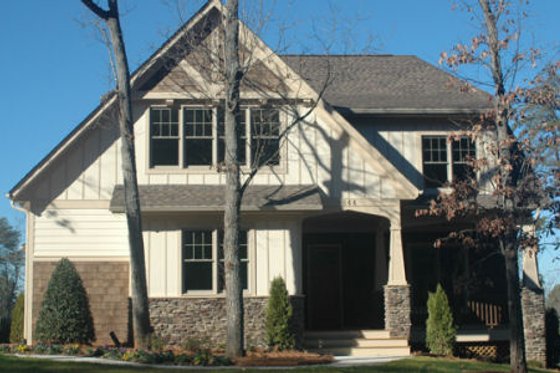 Exterior - Front Elevation for Craftsman House Plan #413-850 - 4 bed, 3.5 bath