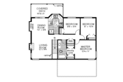 European Style House Plan - 3 Beds 1 Baths 1095 Sq/Ft Plan #18-213 