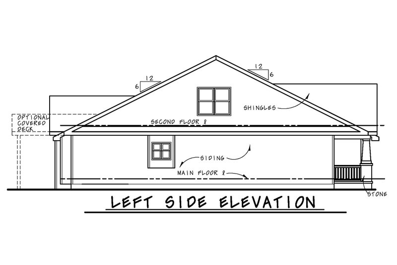 Architectural House Design - Exterior - Front Elevation 4 for Craftsman House Plan #20-2414 - 3 bed, 2.5 bath
