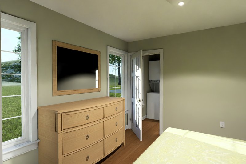 Architectural House Design - Interior - Master Bedroom 1 for Cottage House Plan #513-2426 - 1 bed, 1 bath