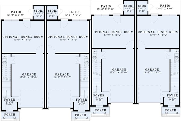 Dream House Plan - European Floor Plan - Lower Floor Plan #17-1172