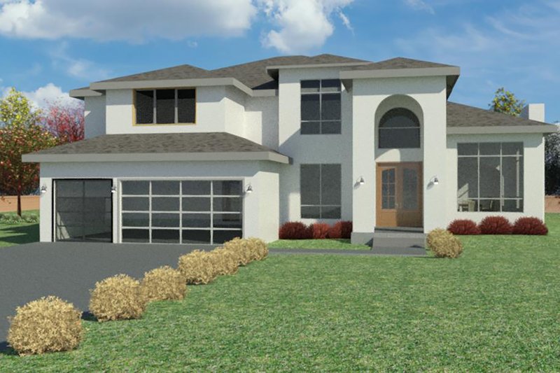 House Plan Design - Mediterranean Exterior - Front Elevation Plan #1066-108