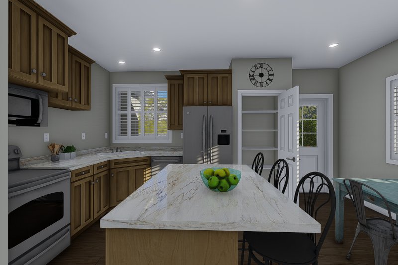 House Plan Design - Interior - Kitchen 1 for Traditional House Plan #1060-54 - 4 bed, 3 bath