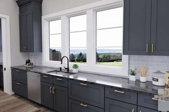 Interior - Kitchen 1 for Farmhouse House Plan #51-1223 - 3 bed, 3 bath