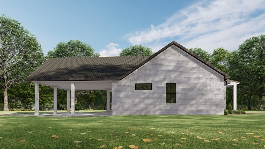 Exterior - Other Elevation 4 for Farmhouse House Plan #1092-72 - 3 bed, 3.5 bath