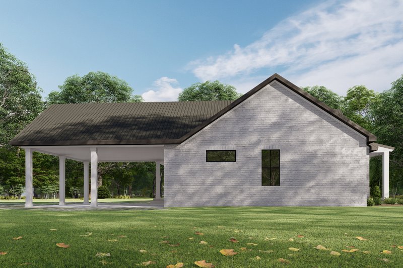 Dream House Plan - Exterior - Other Elevation 4 for Farmhouse House Plan #1092-72 - 3 bed, 3.5 bath