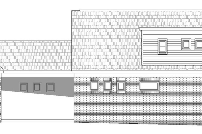 Architectural House Design - Exterior - Other Elevation 1 for Cottage House Plan #932-24 - 3 bed, 2 bath