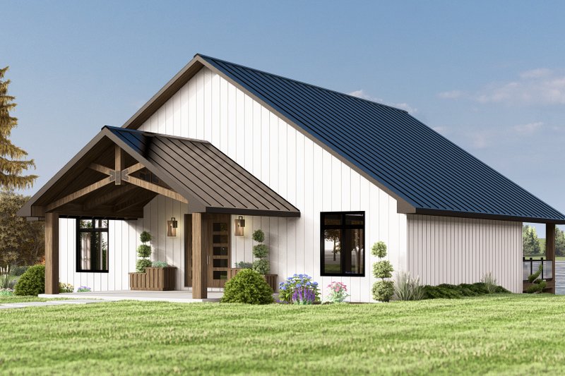 House Plan Design - Exterior - Other Elevation 1 for Barndominium House Plan #1064-311 - 2 bed, 2 bath
