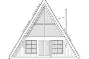 Modern Style House Plan - 2 Beds 2 Baths 1388 Sq/Ft Plan #1114-32 Exterior 