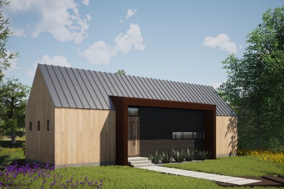 Modern Style Cabin Plan
