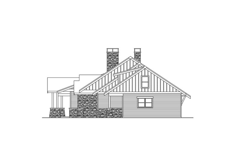 House Plan Design - Exterior - Other Elevation 1 for Craftsman House Plan #124-1382 - 3 bed, 2.5 bath