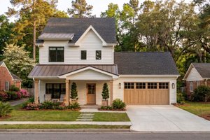 House Blueprint - Exterior - Front Elevation for Traditional House Plan #455-786 - 3 bed, 2.5 bath