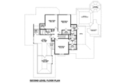 European Style House Plan - 4 Beds 4 Baths 3927 Sq/Ft Plan #81-1321 