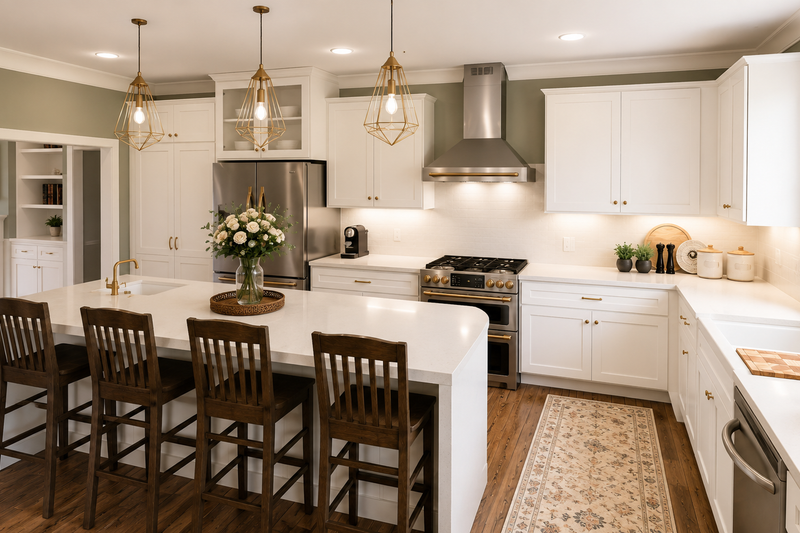 Dream House Plan - Interior - Kitchen for Farmhouse House Plan #44-319 - 4 bed, 3.5 bath